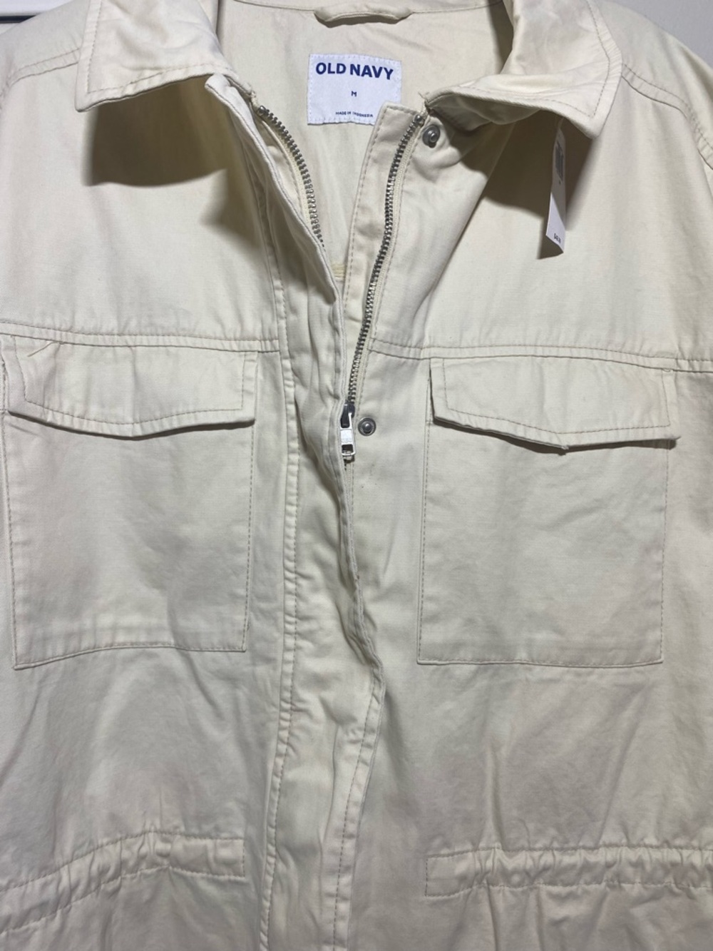 NWT! Old Navy Cinched Waist Utility Jacket - Size Medium - Picture 3 of 9